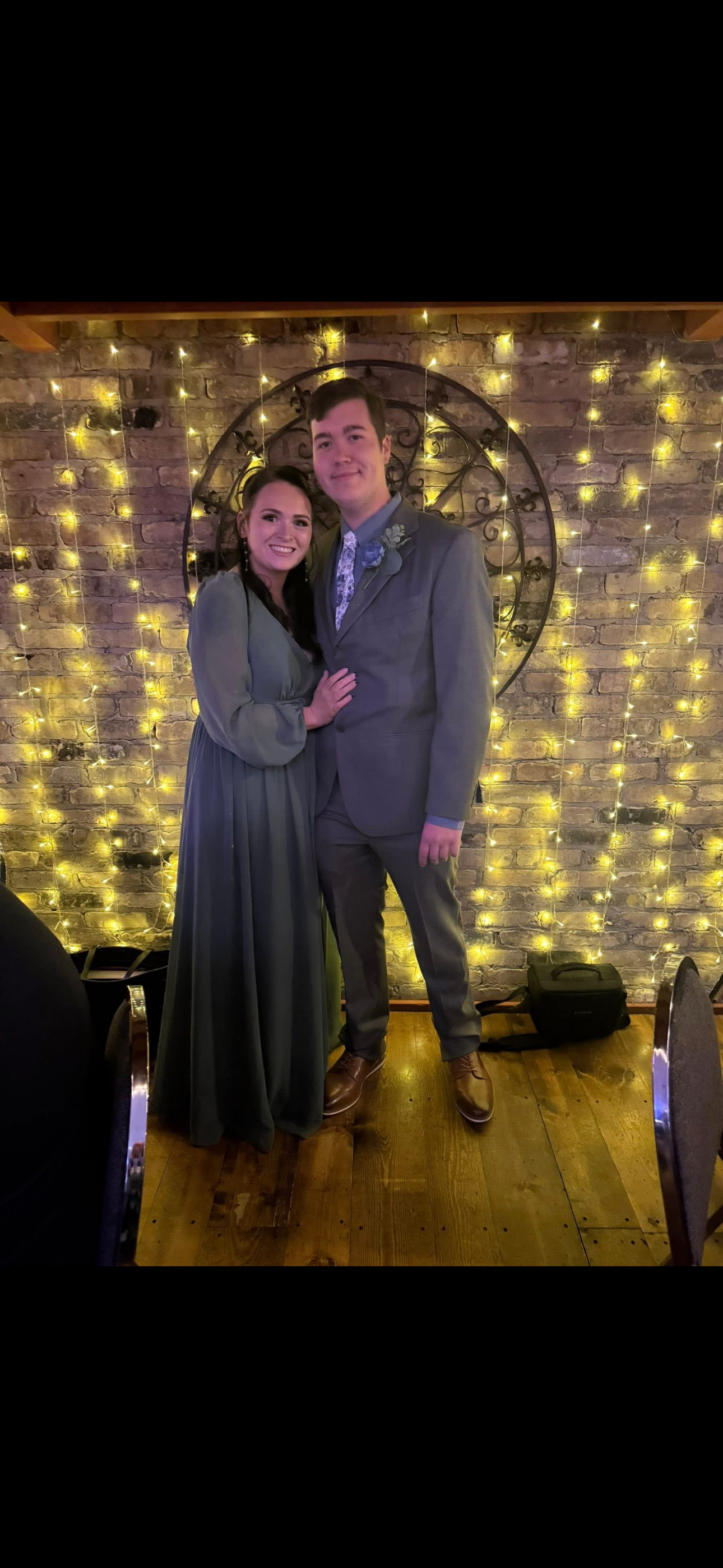 Alex and his wife Star together at a celebration